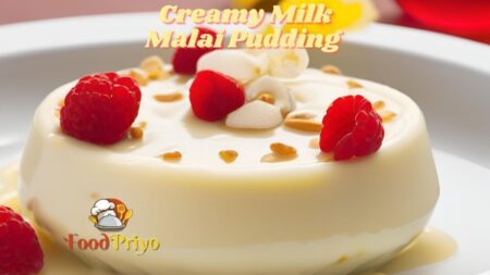 Creamy Milk Malai Pudding