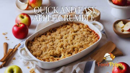 Quick and Easy Apple Crumble