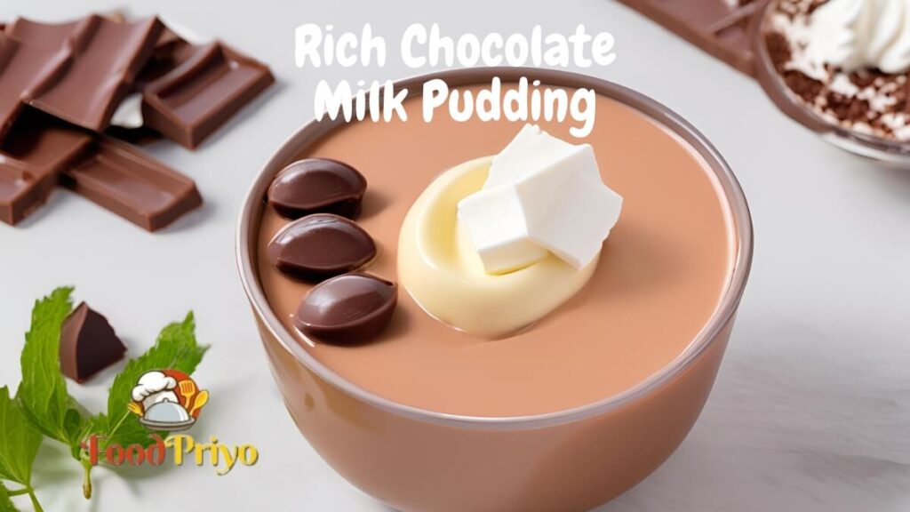 Rich Chocolate Milk Pudding