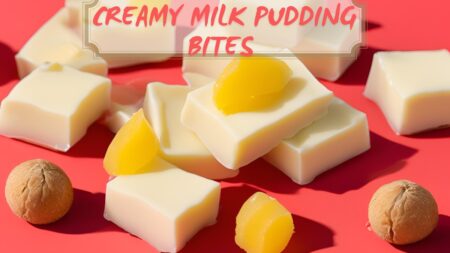 Creamy Milk Pudding Bites