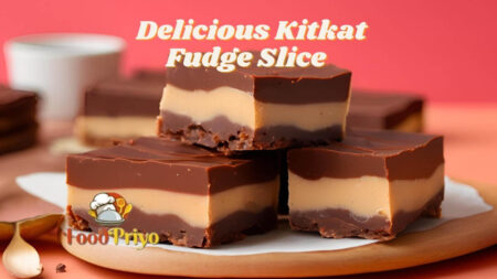 Delicious Kitkat Fudge Slice