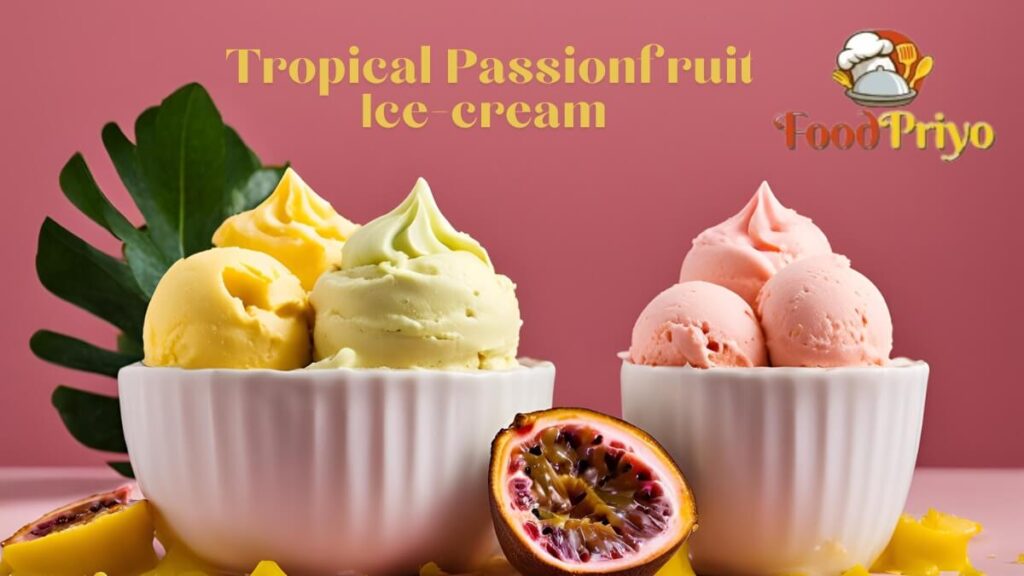 Tropical Passionfruit Ice- Cream