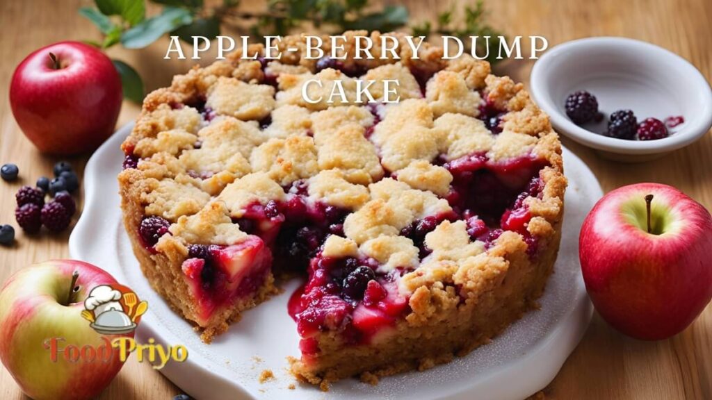 Apple Berry Dump Cake