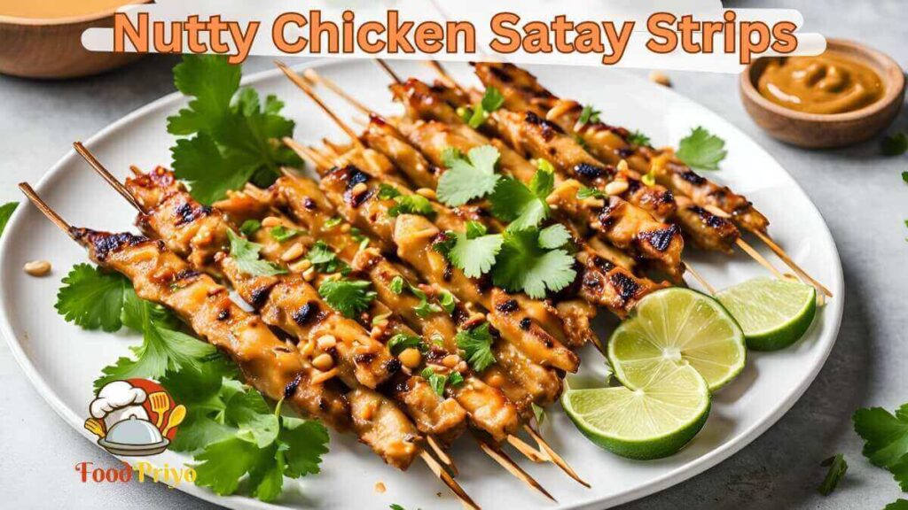 Nutty Chicken Satay Strips