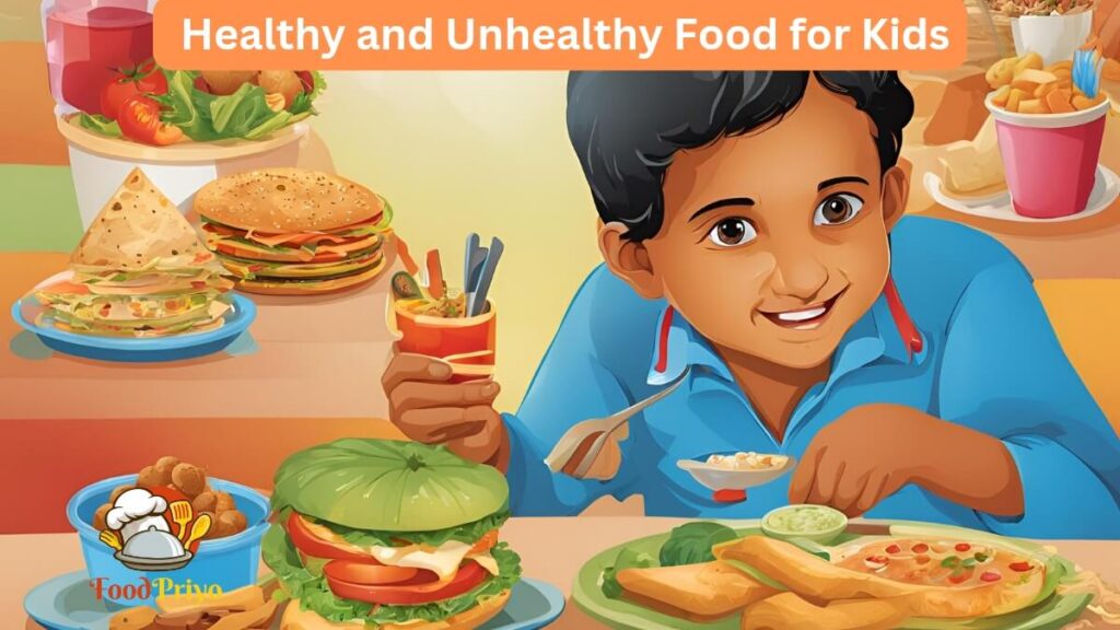 Healthy and Unhealthy Foods for Kids